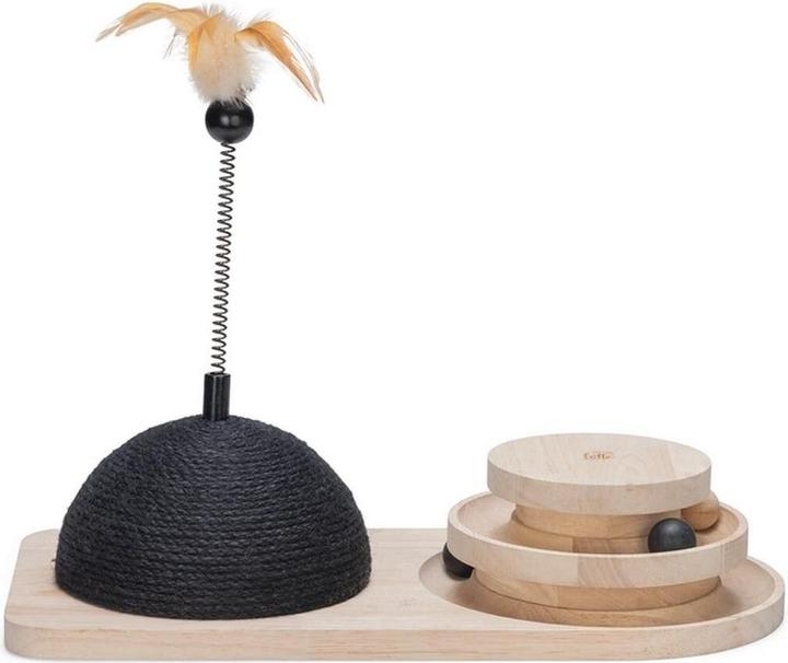 Designed by Lotte Holz Kratz- und Spielturm (Kratzspielzeug Katze)