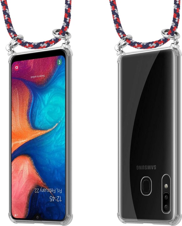 Produktbild Cadorabo TPU Handy Kette SILBER Cover