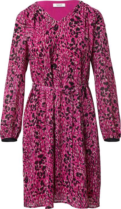 Produktbild Comma Kleid Kleid mit All-over-Print und Bindegürtel (40)