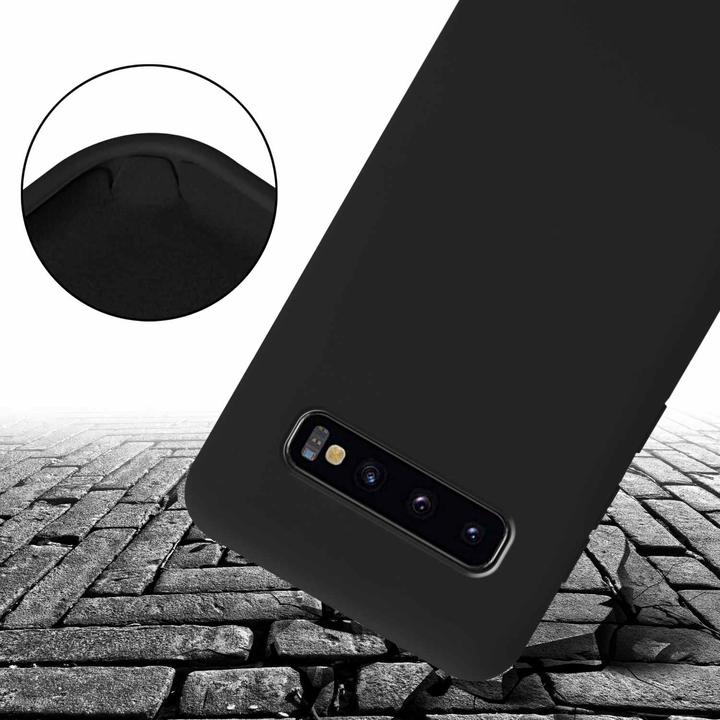 Actual product image Cadorabo TPU Cover Mobile Phone Chain Liquid (Samsung Galaxy S10+)