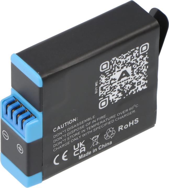 Actual product image AccuCell Akku passend für GoPro Hero 8 Black und Hero 5, 6, 7