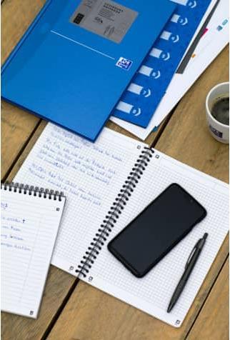 Image du produit Oxford Bloc-notes collège (A4+, Quadrillé, Couverture souple)