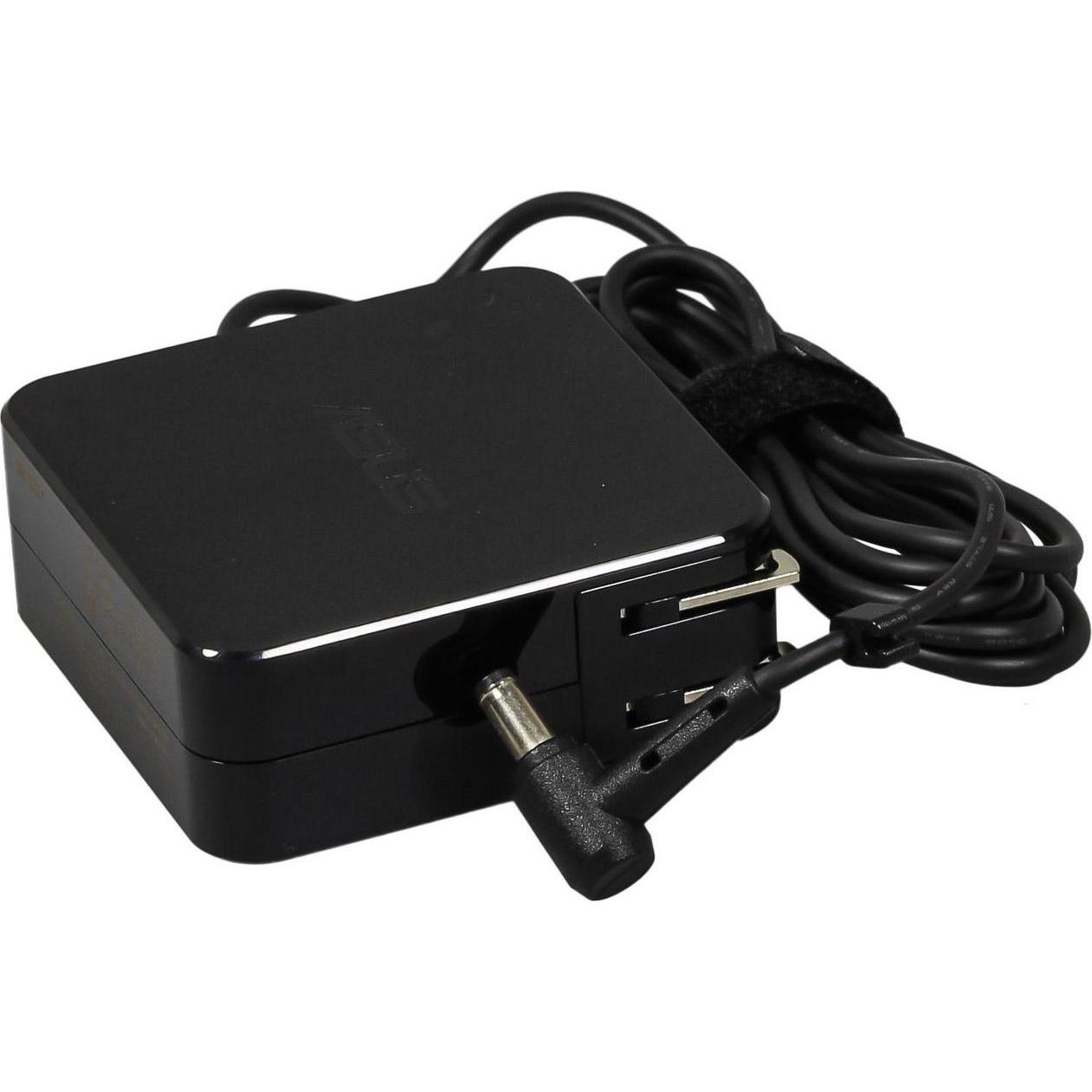 ASUS AC-Adapter 65W 19V 2-pin (65 W), Notebook Netzteil, Schwarz