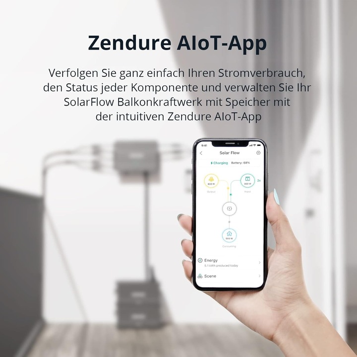 Immagine prodotto Zendure Accumulo di energia SolarFlow Smart PV Hub 2000 1,92 kWh