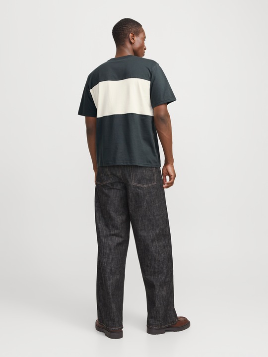 Produktbild Jack & Jones Jorvesterbro Block Tee Ss Crew Styd Aw24 (L)
