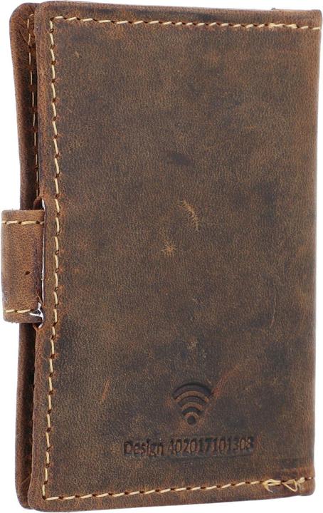 Produktbild Greenburry Vintage Visitenkartenetui RFID Leder 7 cm