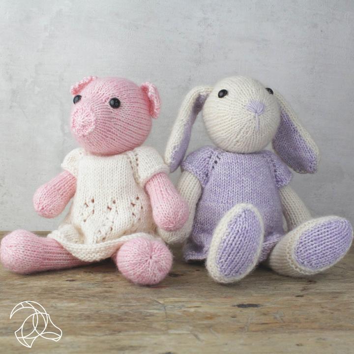 Actual product image Hardicraft Kloe bunny - knitting set
