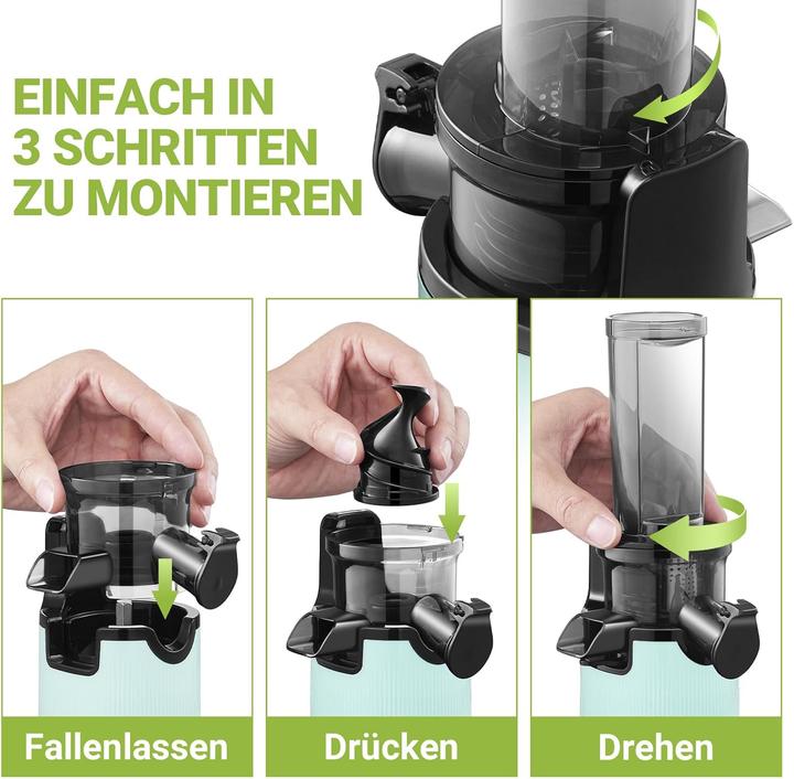Actual product image Aobosi Mini slow juicer