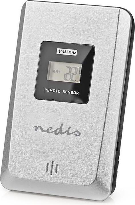 Image du produit Nedis Station météo - alarme - hygromètre - capteur extérieur - noir/argenté