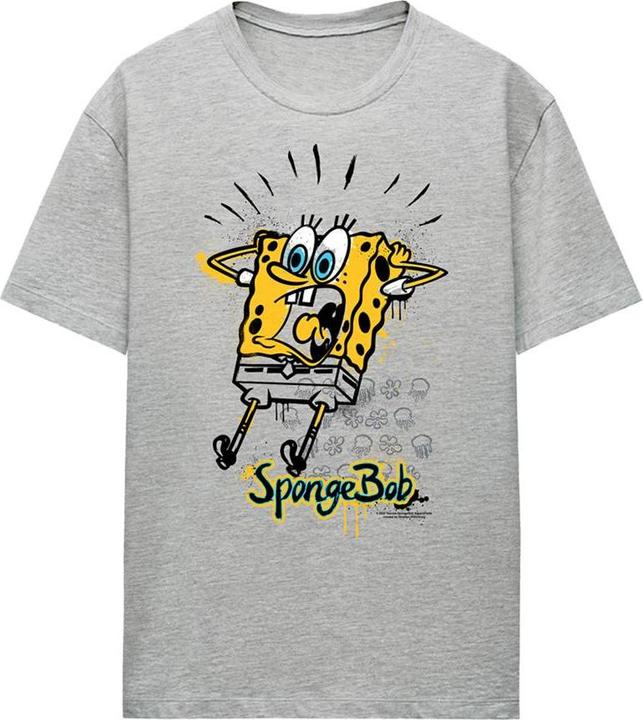 Produktbild Spongebob Squarepants Shocking! TShirt meliert (XXL)