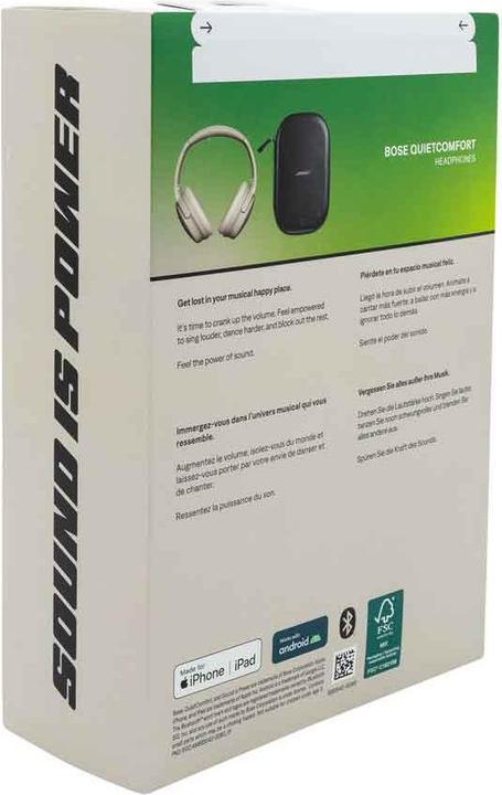 Produktbild Bose QuietComfort (Aktive Geräuschunterdrückung, 24 h, Kabelgebunden, Kabellos)
