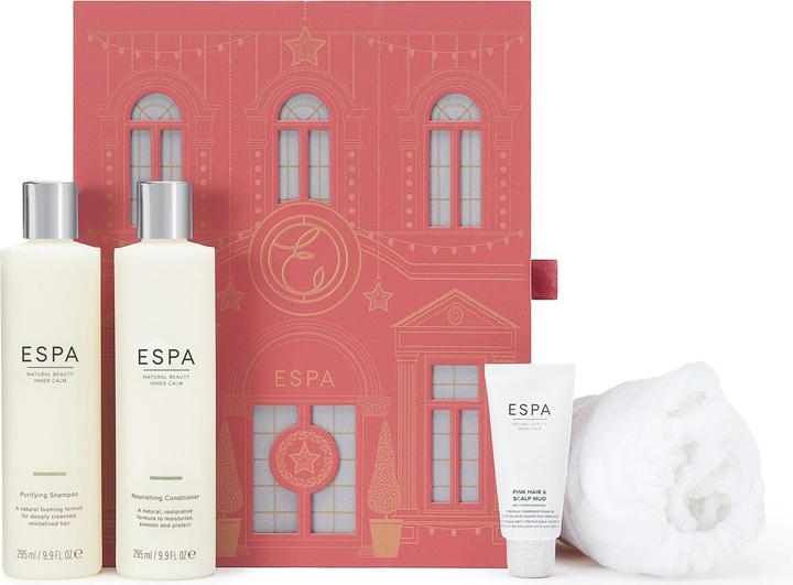 Espa Haircare Collection Includes Shampoo Conditioner Scalp Mud Hair Wrap (Set per la cura dei capelli)
