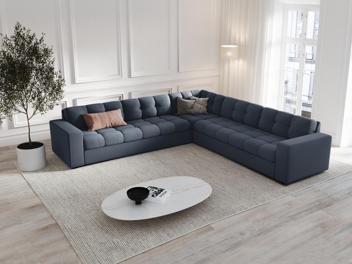 Actual product image CXL by Christian Lacroix Symmetrical Corner Sofa, "Yohan", 5 Seats, 236x236x72 Made in Europe (Corner sofa)