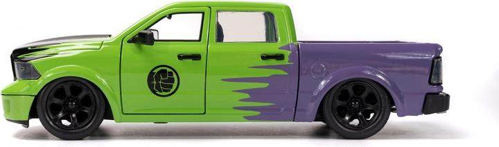 Actual product image Jada Marvel Hulk 2014 Ram 1500 1:24