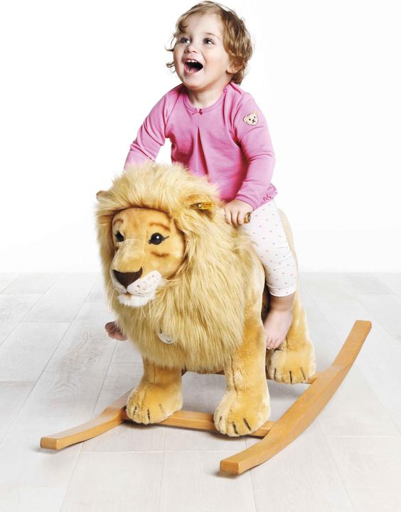 Image du produit Steiff Animal à bascule Leo Lion beige 70cm