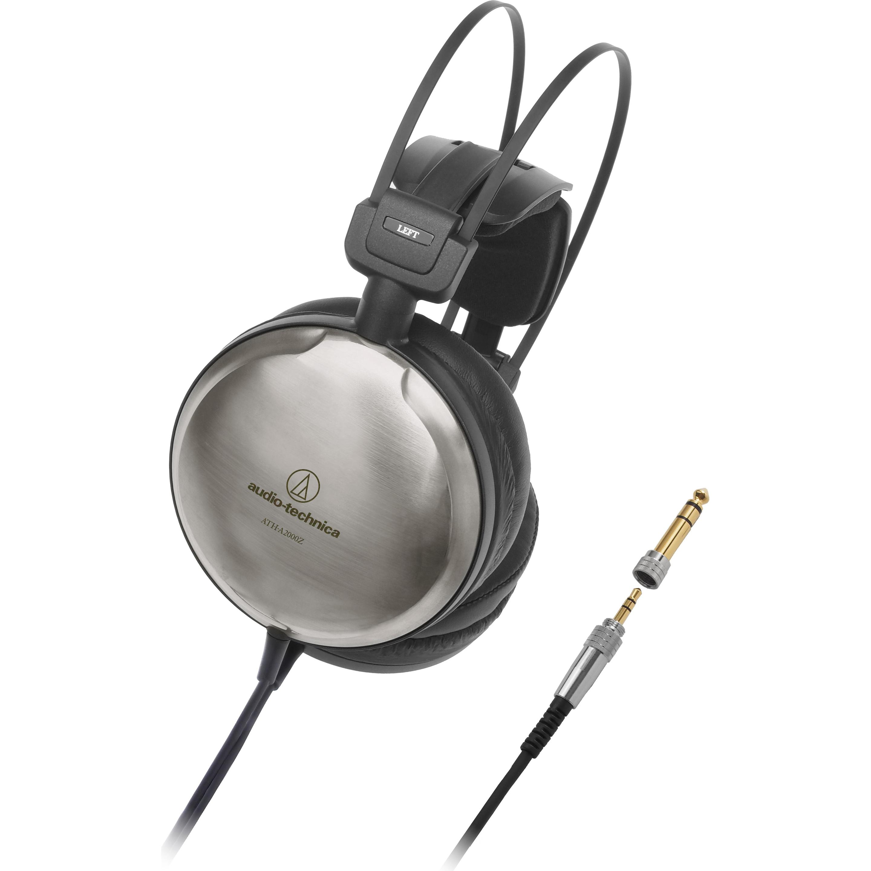 Audio-Technica ATH-A2000Z (Cablato), Cuffie, Nero, Argento