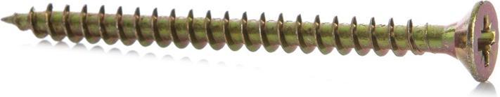 Produktbild Haushalt CHIPBOARD SCREW 4.0X50 YLW ZP 20PCS G1 (20 Stk.)