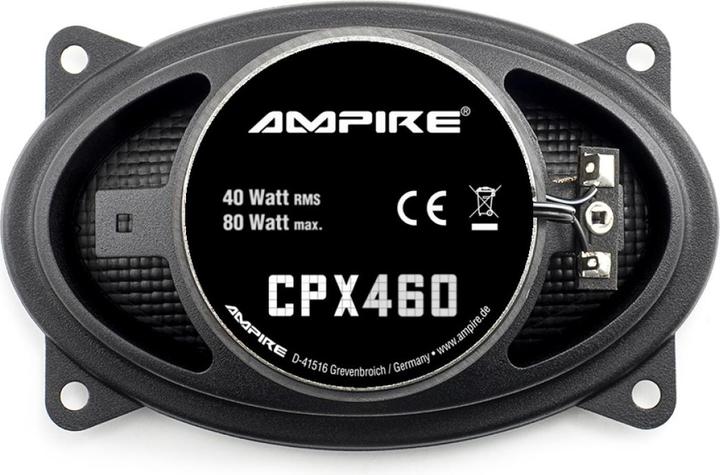 Image du produit Ampire Koaxial-Lautsprecher 4x 6 mit 16mm Seidenkalotte, ohne Gitter Paar (80 W, 4 x 6")