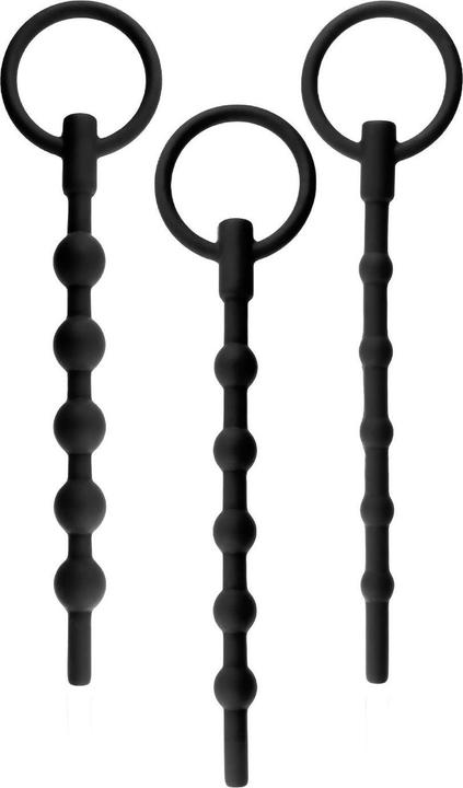 Produktbild NMC 3 in 1 silicone urethral sound kit set black
