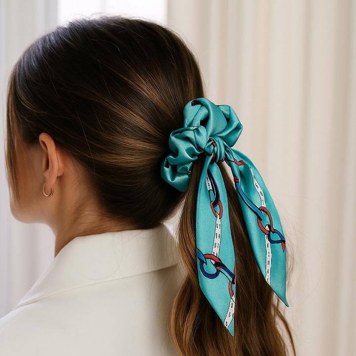 Actual product image Avizar Haargummi mit barockem Schalprint Cordelia (Hair tie)
