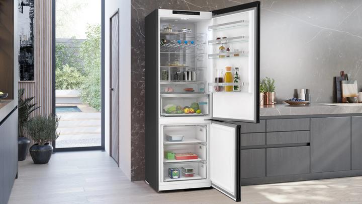 Produktbild Siemens KG49NVXCG, Freistehende Kühl-Gefrier-Kombination mit Gefrierbereich unten (440 l)