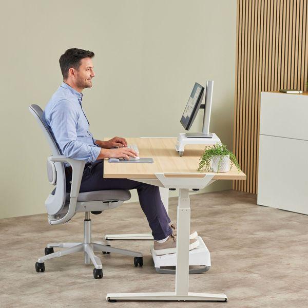 Produktbild Fellowes Breyta XL Mauspad grau mit Handgelenkauflage (XL)