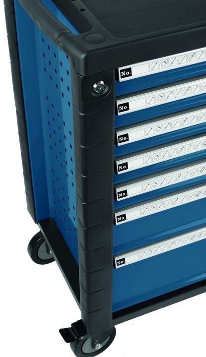 Actual product image Proton Tool trolley empty, 7 drawers