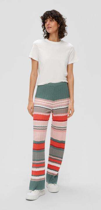Produktbild S.Oliver Hose Regular: Strickhose aus Viskosestretch (48)