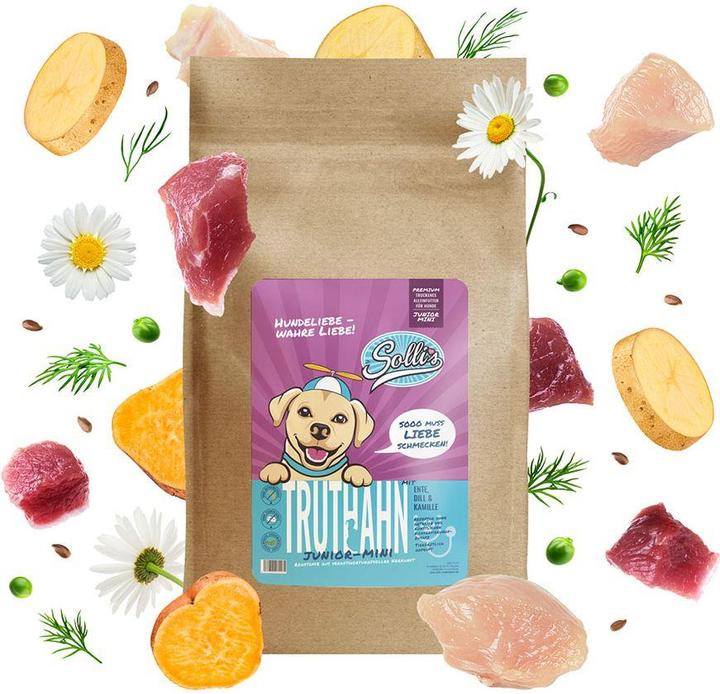 Actual product image Sollis Dry food junior turkey minis 2kg (Puppy + kitten, 1 pcs., 2000 g)