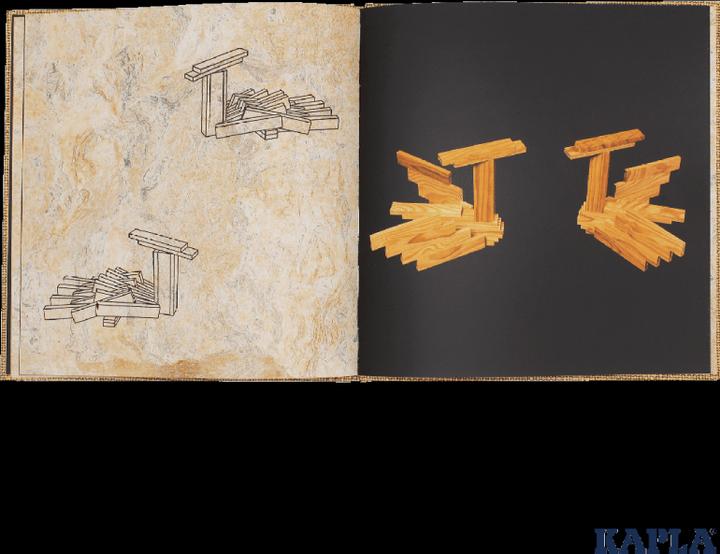 Actual product image Kapla Book 4 beige
