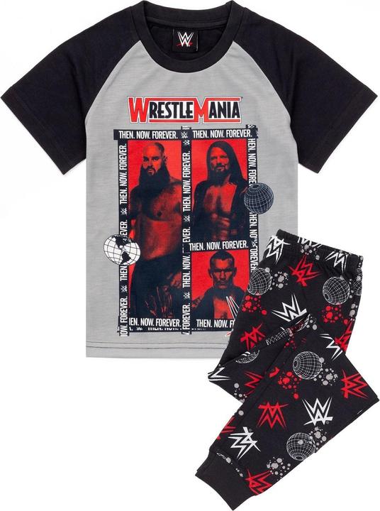 Produktbild WWE Schlafanzug mit langer Hose Jungen (140)