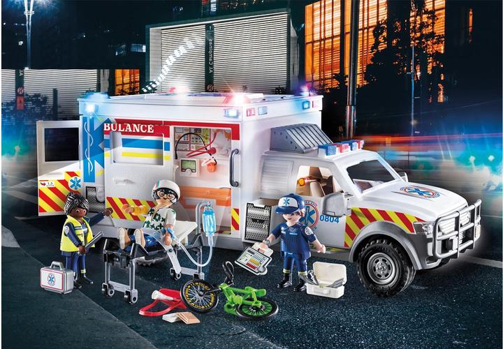 Produktbild Playmobil Rettungs-Fahrzeug: US Ambulance (70936, Playmobil City Action)