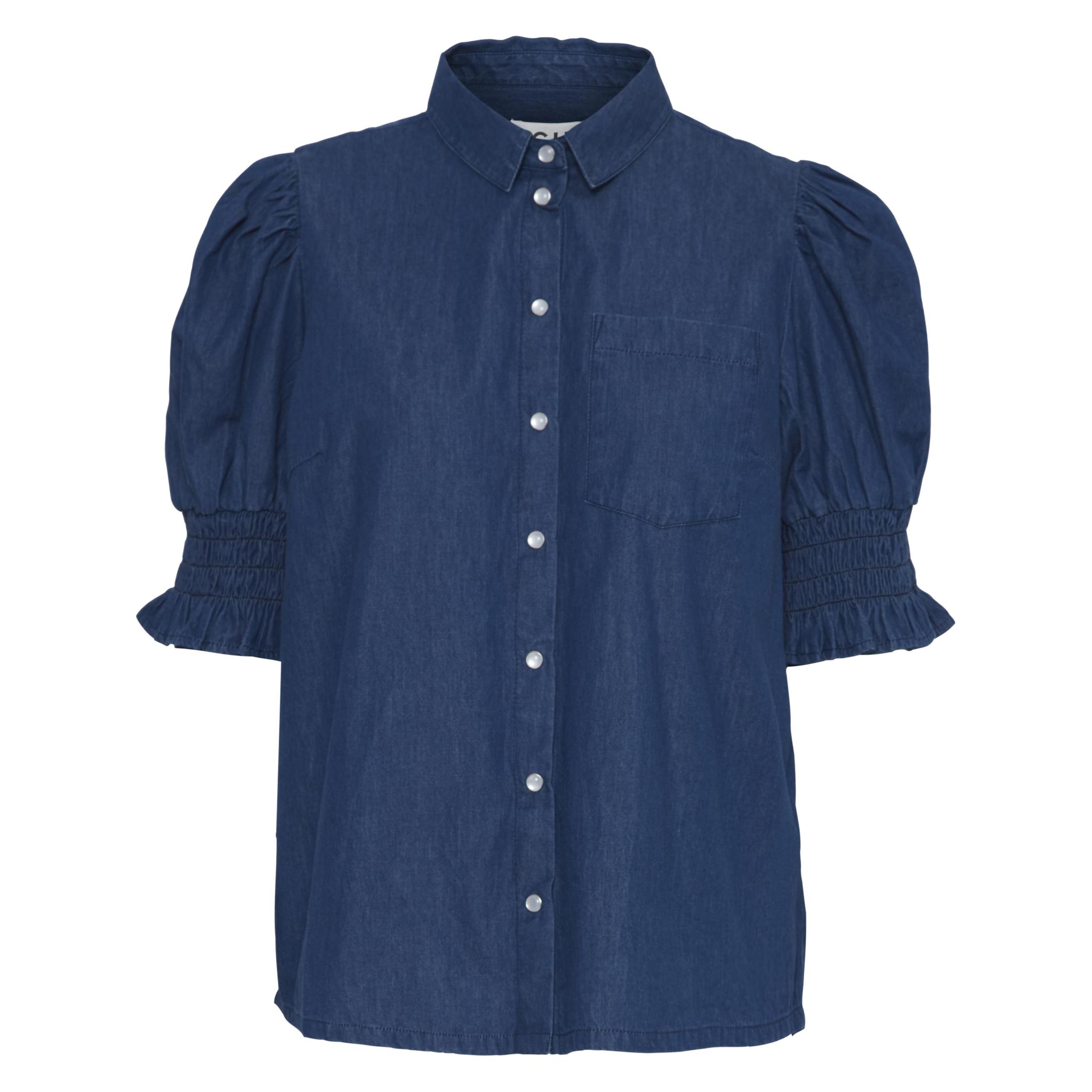 Ichi, Damen, Blusen, Borgie, Blau, (42)