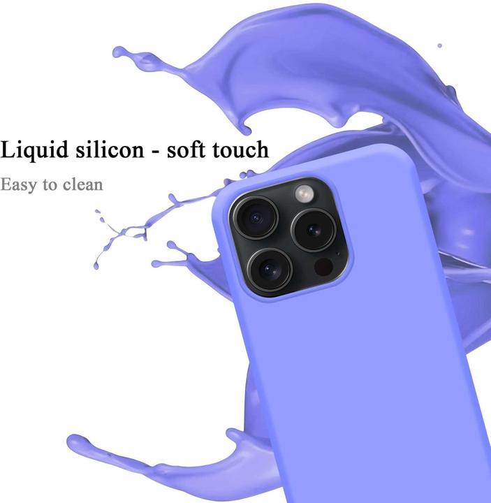 Actual product image Cadorabo Bumper Case for Apple iPhone 15 PRO MAX TPU Liquid Silicone Cover for Apple iPhone 15 PRO MAX (Apple iPhone 15 Pro Max)
