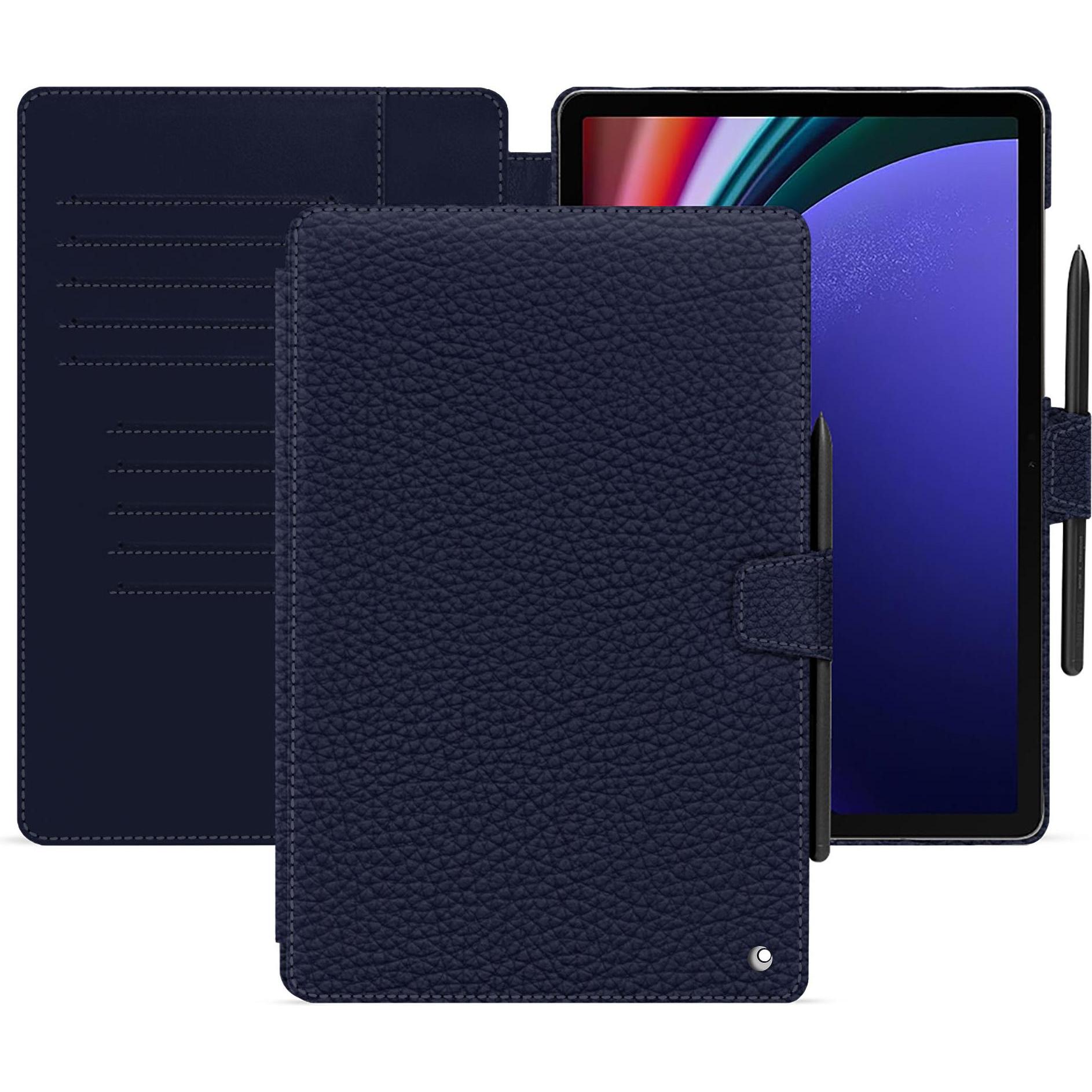 Noreve Lederschutzhülle Samsung Galaxy Tab S9+ (Galaxy Tab S9+), Tablet Hülle, Violett