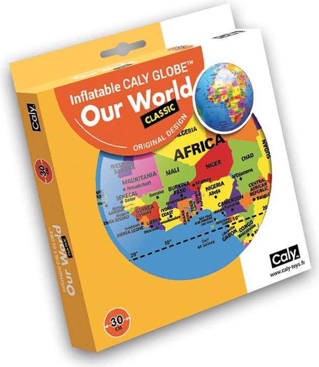 Actual product image Caly Toys Inflatable Globe 30cm World (German)