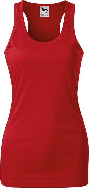 Actual product image MGA 167 Malfini Top Ladies XS Racer 100 % Polyester 1670712 Red (XS)