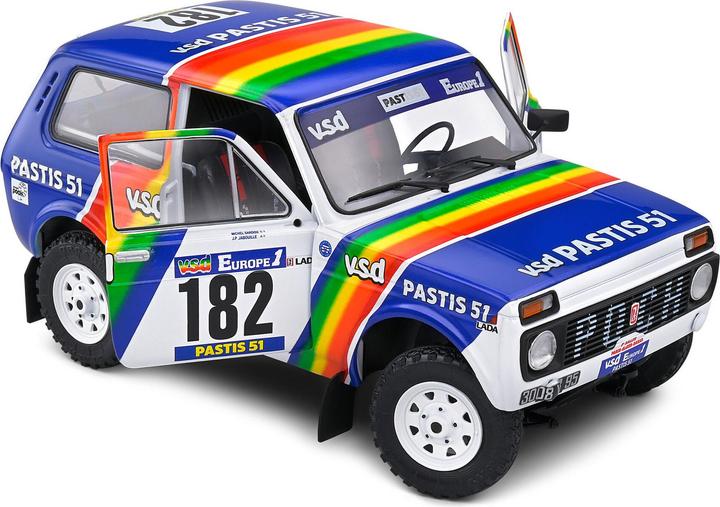 Image du produit Solido 1:18 Lada Niva Paris-Dakar #182 blanc