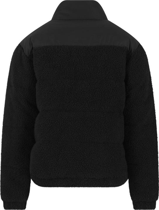 Actual product image Urban Classics Fabric Mix Teddy Puffer Jacket black M (M)