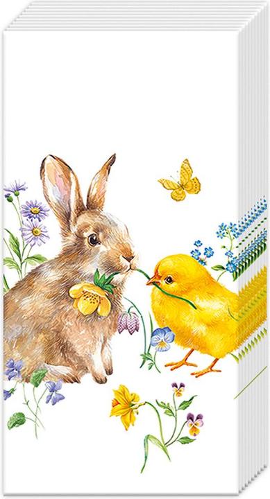 Actual product image IHR Handkerchiefs BUNNY AND CHICK