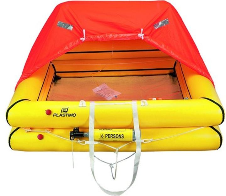 Actual product image Plastimo Cruiser" life raft coast