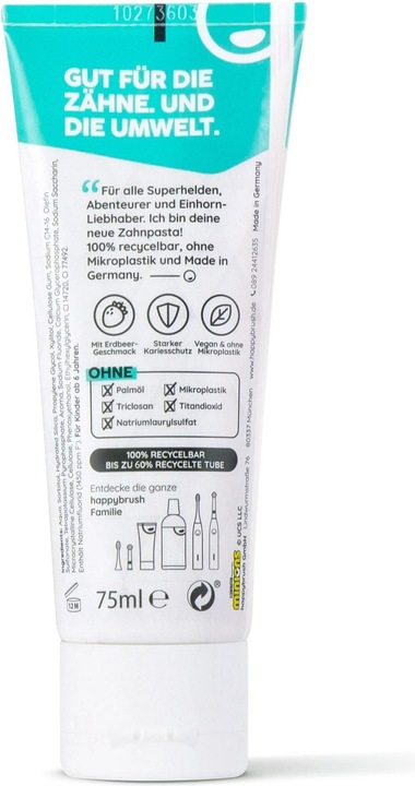 Produktbild happybrush Zahnpasta SuperColor, 75 ml (75 ml)