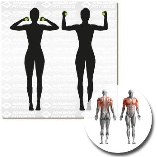 Actual product image Schildkröt Dumbbell set (2 x 0.5 kg, 2 x 1 kg, 2 x 1.5 kg)