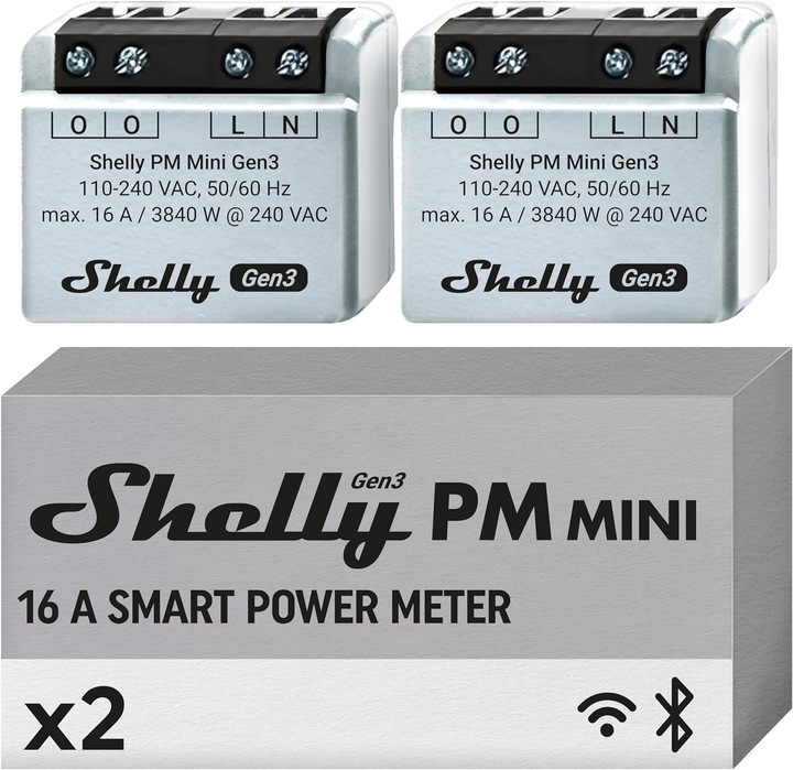 Produktbild Shelly PM Mini Gen3 x2