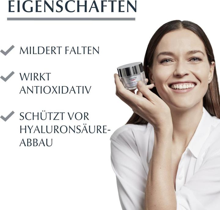 Actual product image Eucerin HYALURON-FILLER + 3x EFFECT day care SPF 15 dry skin (50 ml, Day cream, SPF 15)