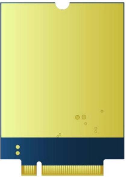 Actual product image SIMCom 7906-E - SIM7906E mPCIe - LTE Cat.6 Module, M.2 Format