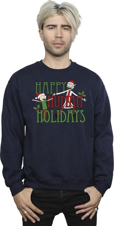 Produktbild Rick And Morty Happy Human Holidays Sweatshirt (XL)