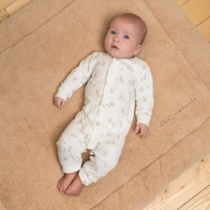 Actual product image Little Dutch Crawling blanket playpen insert reversible bunny rabbit