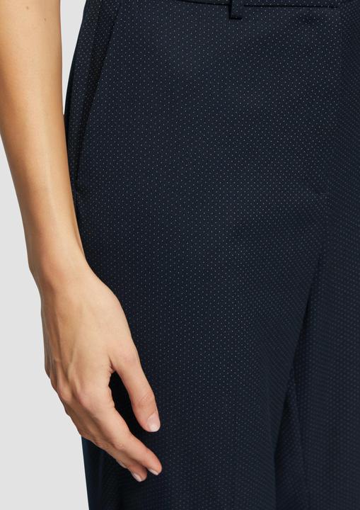 Image du produit S.Oliver Hose Fein gepunktete Straight-Leg-Hose (40)
