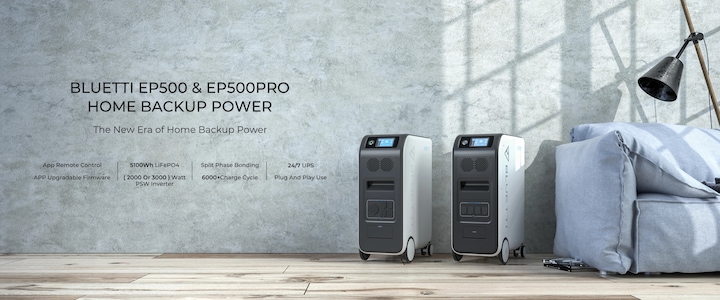 Actual product image Bluetti EP500Pro (5120 Wh, 83 kg)